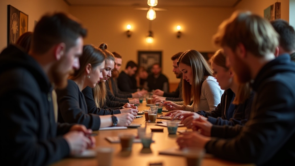 Community members participating in creative activity in Latvia